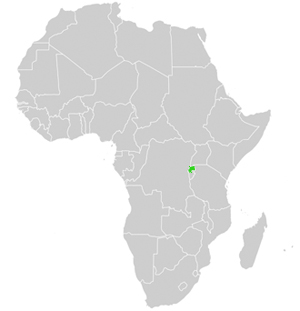 Lage in Afrika Ruanda